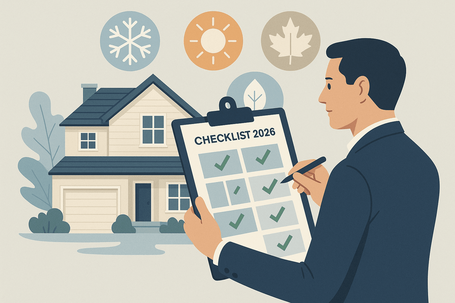 Home Maintenance Checklist 2026: Every Task by Season (Printable) - Featured image